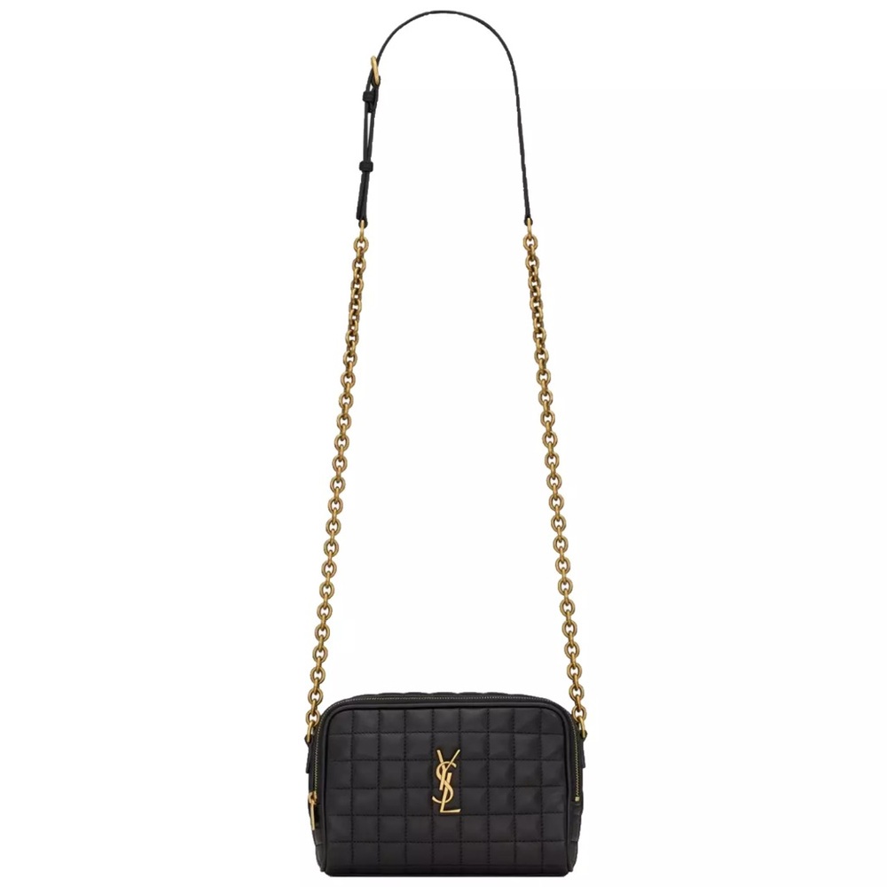 Saint Laurent YSL CASSANDRE MATELASSÉ CARRÉ CAMERA BAG IN LAMBSKIN